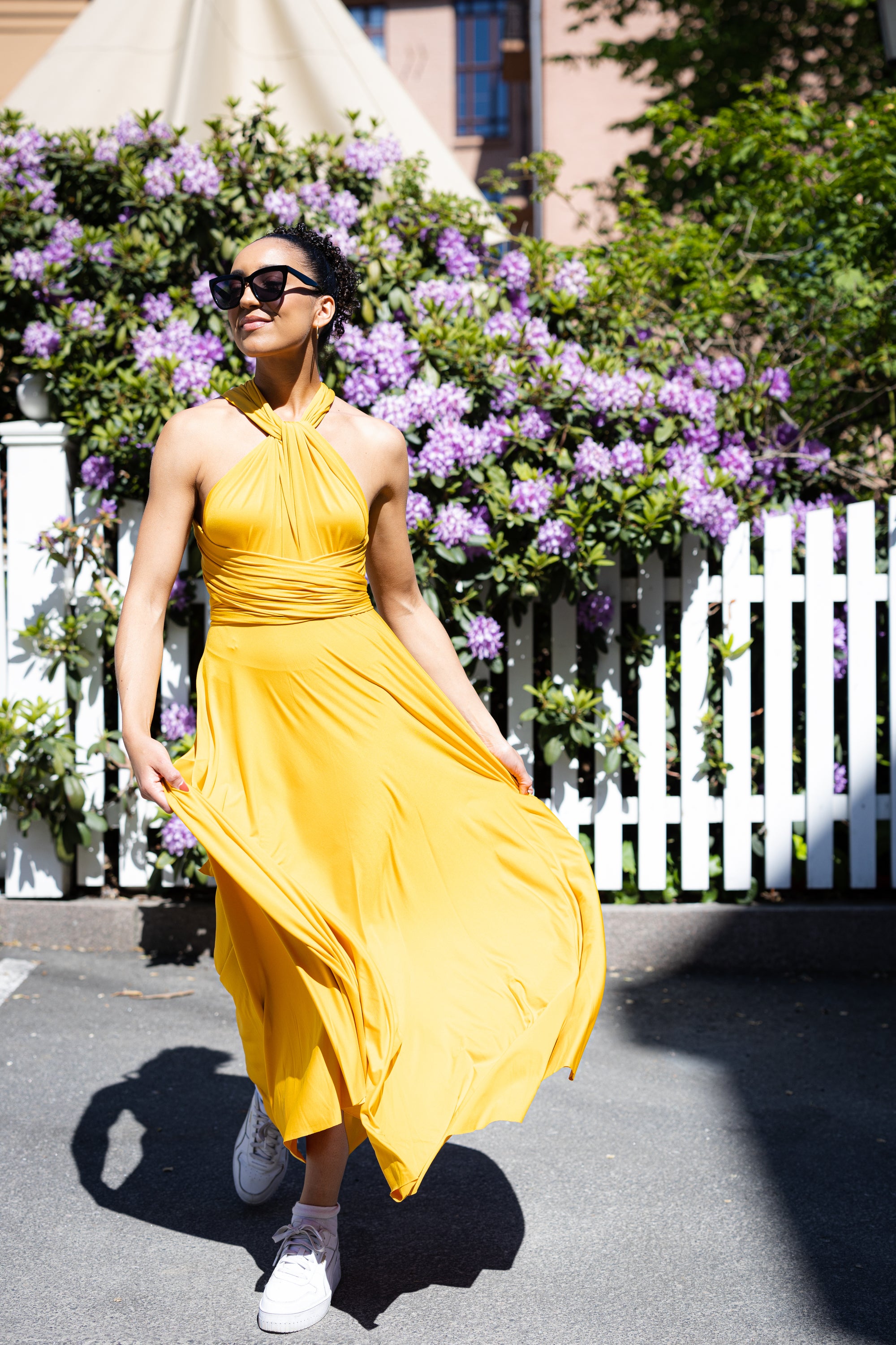 MULTIWAY DRESS YELLOW SADONI BRIDAL SHOP WEDDING DRESSES OSLO