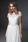 Minimalist Simple Wedding Dress | Custom Bridal SADONI