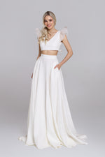 REEM linen | bridal skirt