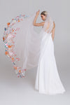 FOXTAIL veil | colourful embroideries