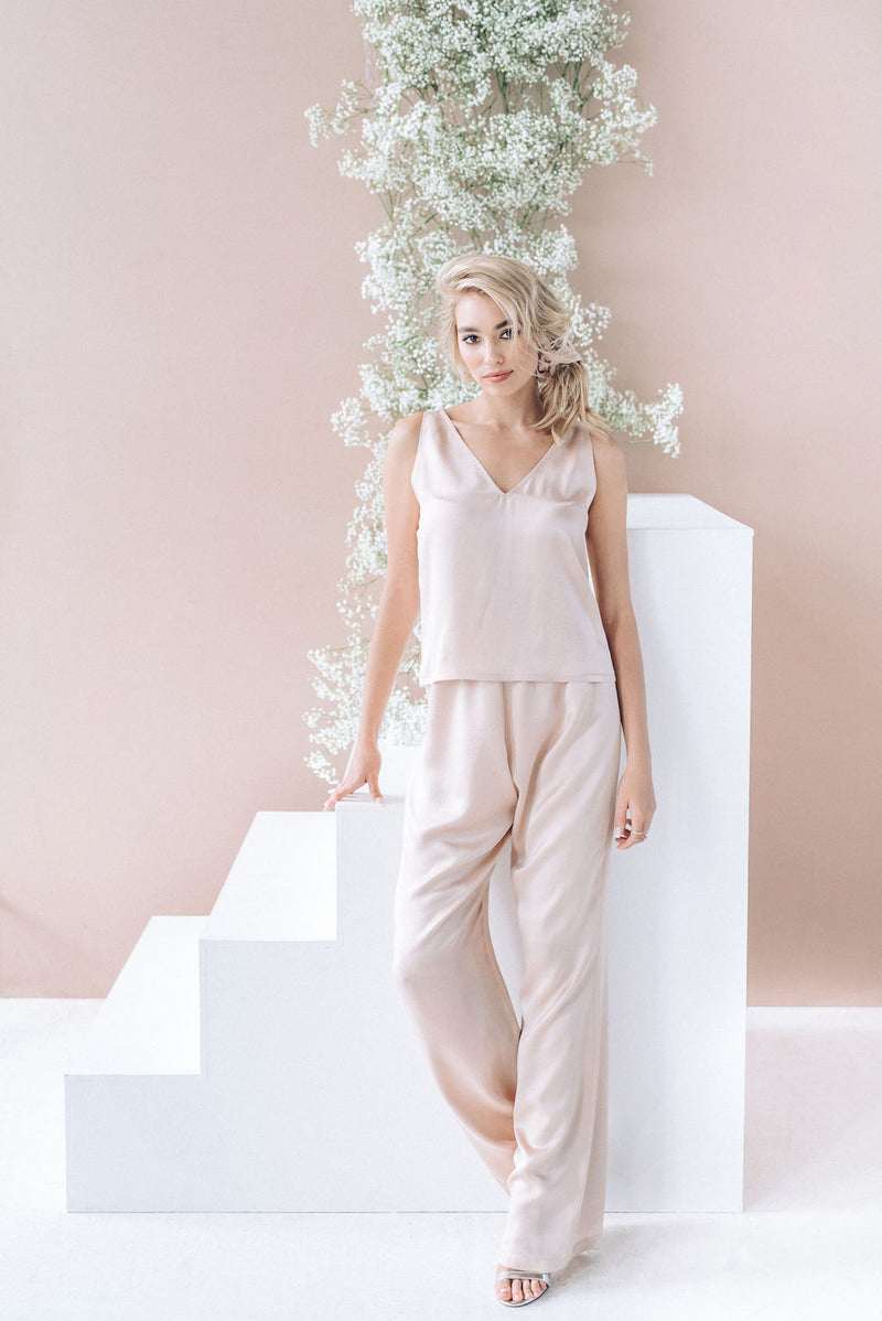 ZIA silk top