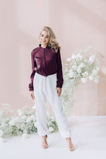 ZION silk bomber jacket