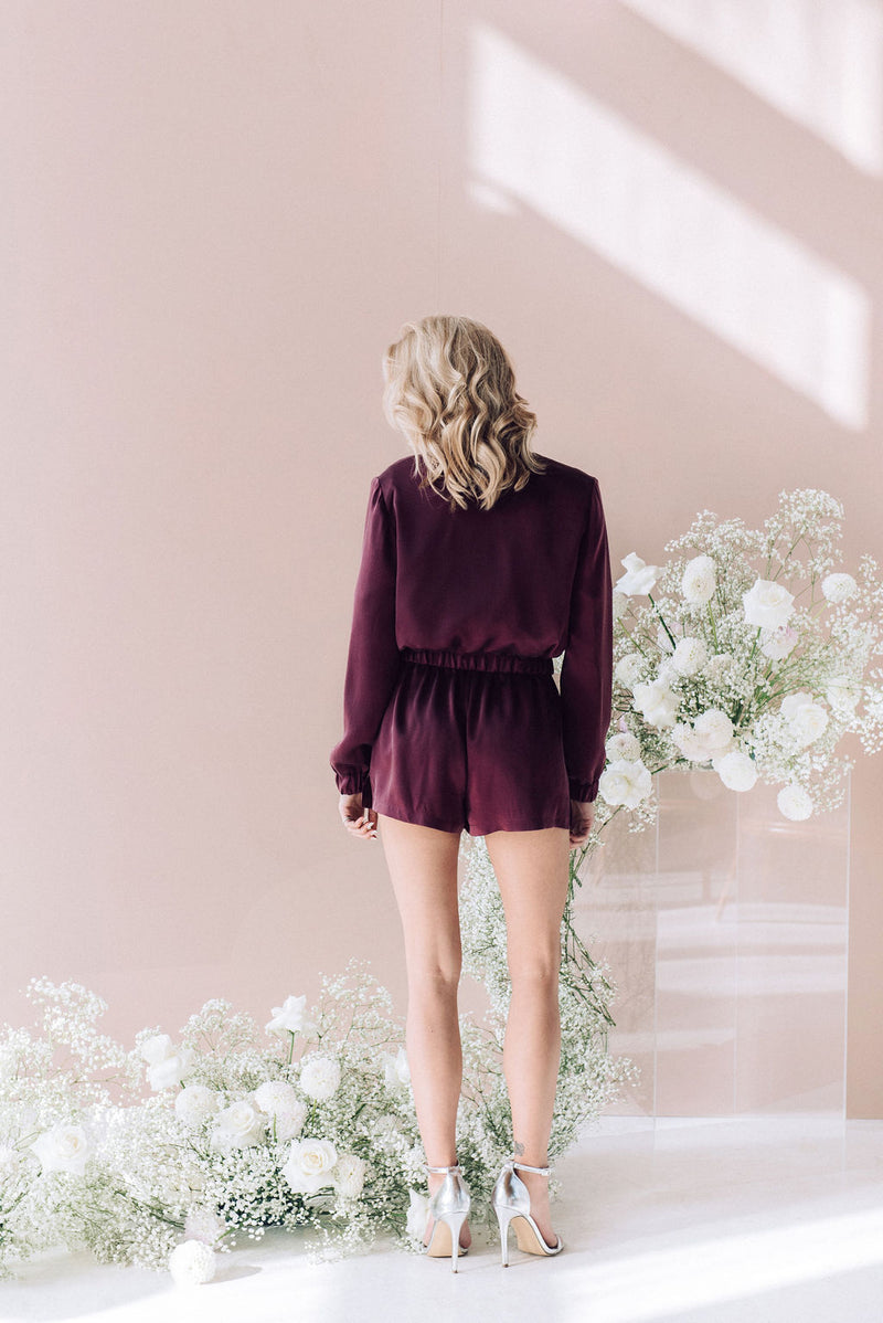 ZION silk bomber jacket