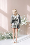 ZARA silk robe
