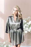 ZARA silk robe