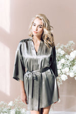 ZARA silk robe