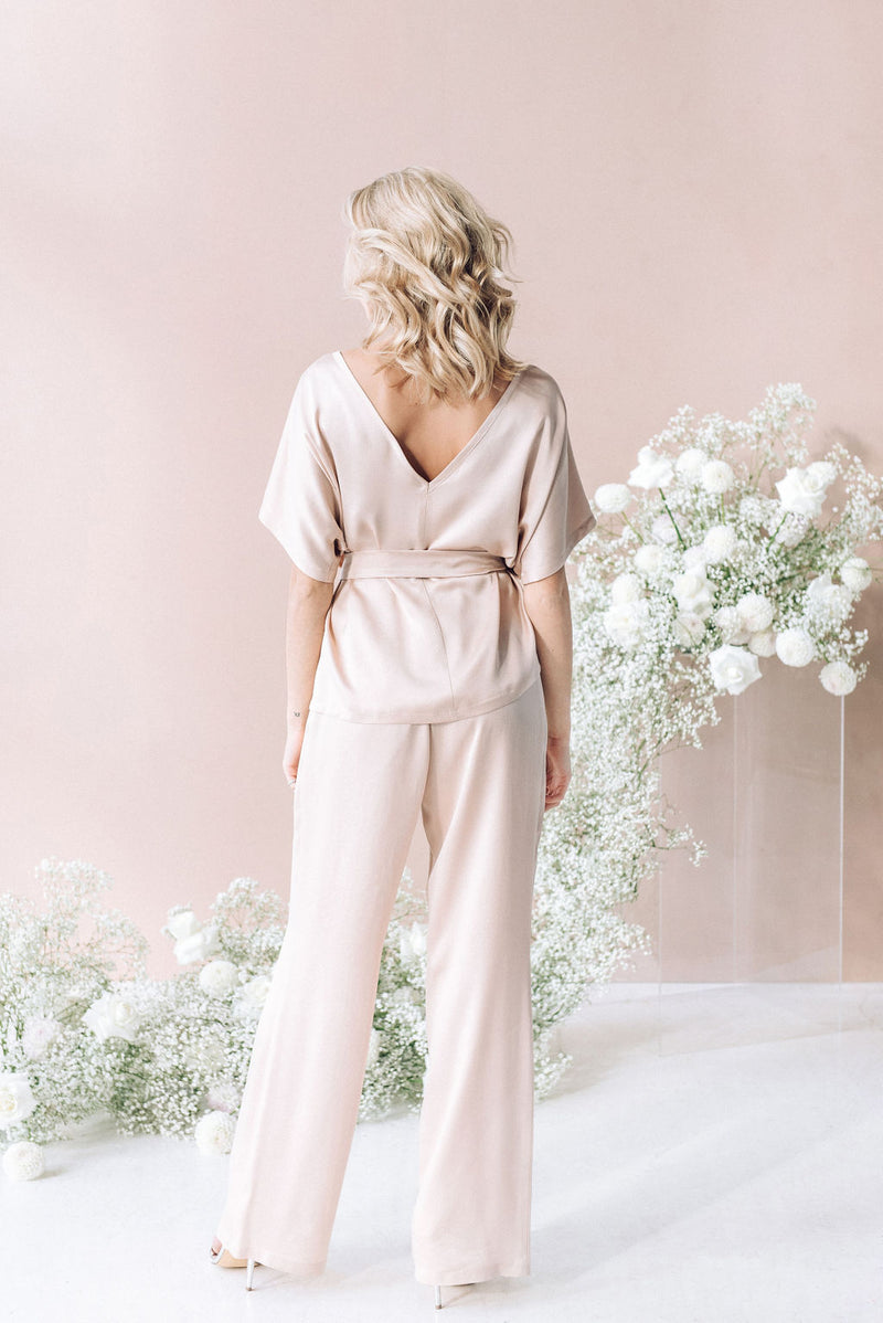ZENIA silk pants